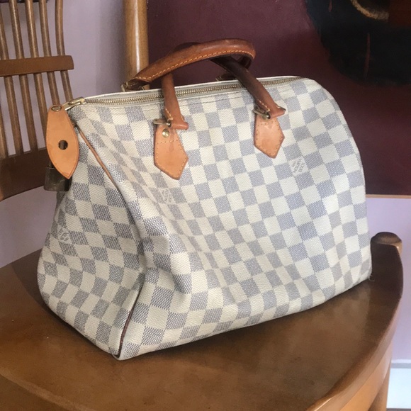 Authentic Louis Vuitton Damier Azur Speedy 30 💫 - Picture 3 of 5